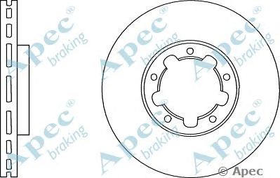 APEC BRAKING dsk2904 -  Тормозной диск